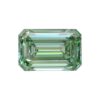 Green emerald cut lab-grown diamond import placeholder for 7762