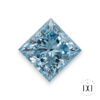 Blue princess cut lab-grown diamond import placeholder for 7787