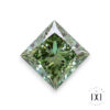 Green princess cut lab-grown diamond import placeholder for 7786