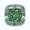 green cushion shape diamond