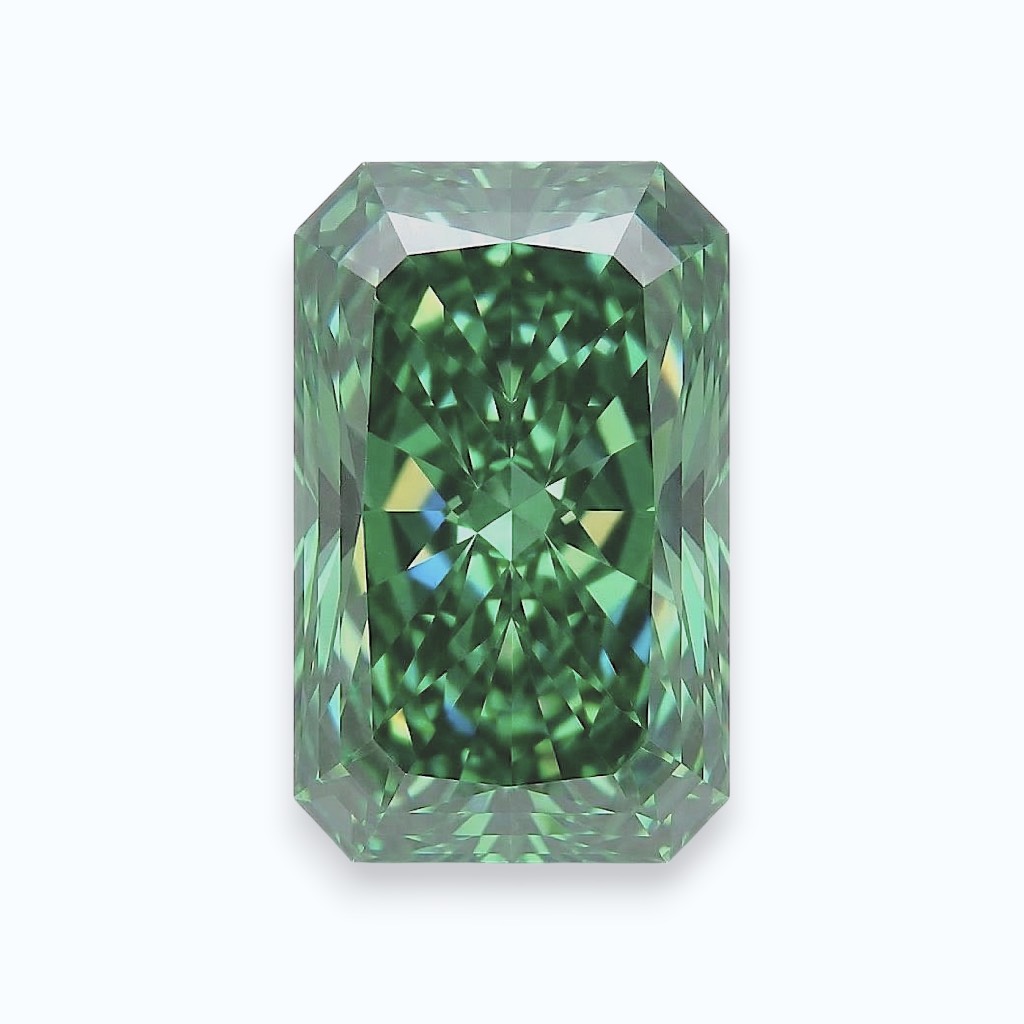 green radiant shape diamond green radiant shape diamond