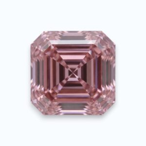 pink asscher cut diamond