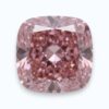 pink cushion shape diamond