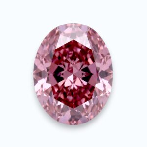 pink oval cut diamond