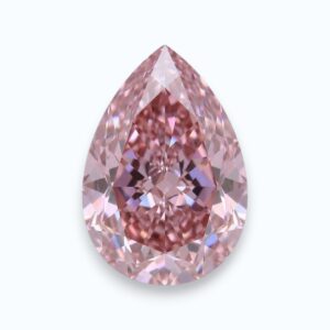 pink pear shape diamond