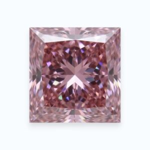 pink princess cut diamond