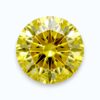yellow round cut diamond